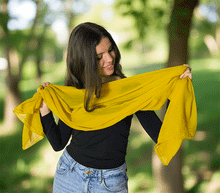 Naložite sliko v pregledovalnik galerije, ženski šal poletni šali enobarvni rumena modni sal sali prehodni sal rumen bombaž bombaz svila ženski šali moda modni dodatki udoben šal mehek sal jesenski šal modni dodatek ženski šal