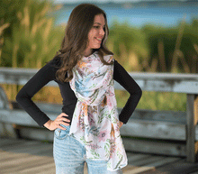 Naložite sliko v pregledovalnik galerije, ženski šal poletni šali rožice modni sal rože sali prehodni sal cvetlice bombaž bombaz svila ženski šali moda udoben šal mehek sal jesenski šal ženski šal rožice