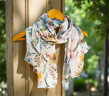 Naložite sliko v pregledovalnik galerije, ženski šal poletni šali rožice modni sal rože sali prehodni sal cvetlice bombaž bombaz svila ženski šali moda udoben šal mehek sal jesenski šal ženski šal rožice