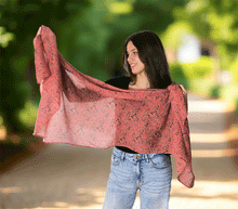 Naložite sliko v pregledovalnik galerije, ženski šal poletni šali rožice modni sal rože sali prehodni sal cvetlice bombaž bombaz svila ženski šali moda udoben šal mehek sal jesenski šal ženski šal rožice