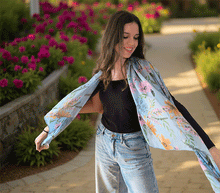 Naložite sliko v pregledovalnik galerije, ženski šal poletni šali rožice modni sal rože sali prehodni sal cvetlice bombaž bombaz svila ženski šali moda udoben šal mehek sal jesenski šal ženski šal rožice modni šal