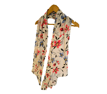 Naložite sliko v pregledovalnik galerije, ženski šal poletni šali rožice modni sal rože sali prehodni sal cvetlice bombaž bombaz svila ženski šali moda udoben šal mehek sal jesenski šal ženski šal rožice modni šal šal občutljiva koža ugodni šali