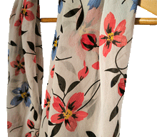 Naložite sliko v pregledovalnik galerije, ženski šal poletni šali rožice modni sal rože sali prehodni sal cvetlice bombaž bombaz svila ženski šali moda udoben šal mehek sal jesenski šal ženski šal rožice modni šal šal občutljiva koža ugodni šali