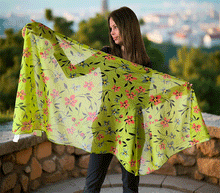 Naložite sliko v pregledovalnik galerije, ženski šal poletni šali rožice modni sal rože sali prehodni sal cvetlice bombaž bombaz svila ženski šali moda udoben šal mehek sal jesenski šal ženski šal rožice modni šal šal občutljiva koža ugodni šali