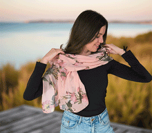 Naložite sliko v pregledovalnik galerije, ženski šal poletni šali rožice modni sal rože sali prehodni sal cvetlice bombaž bombaz svila ženski šali moda udoben šal mehek sal jesenski šal ženski šal rožice