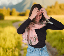 Naložite sliko v pregledovalnik galerije, ženski šal poletni šali rožice modni sal rože sali prehodni sal cvetlice bombaž bombaz svila ženski šali moda udoben šal mehek sal jesenski šal ženski šal rožice