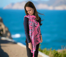 Naložite sliko v pregledovalnik galerije, ženski šal poletni šali rožice modni sal rože sali prehodni sal cvetlice bombaž bombaz svila ženski šali moda udoben šal mehek sal jesenski šal ženski šal rožice modni šal šal občutljiva koža ugodni šali