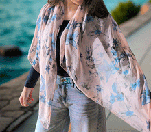 Naložite sliko v pregledovalnik galerije, ženski šal poletni šali rožice modni sal rože sali prehodni sal cvetlice bombaž bombaz svila ženski šali moda udoben šal mehek sal jesenski šal ženski šal rožice modni šal