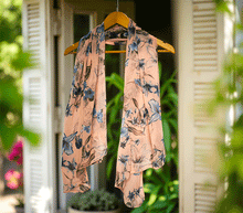 Naložite sliko v pregledovalnik galerije, ženski šal poletni šali rožice modni sal rože sali prehodni sal cvetlice bombaž bombaz svila ženski šali moda udoben šal mehek sal jesenski šal ženski šal rožice modni šal