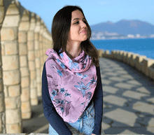 Naložite sliko v pregledovalnik galerije, ženski šal poletni šali rožice modni sal rože sali prehodni sal cvetlice bombaž bombaz svila ženski šali moda udoben šal mehek sal jesenski šal ženski šal rožice modni šal šal občutljiva koža