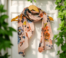 Naložite sliko v pregledovalnik galerije, ženski šal poletni šali rožice modni sal rože sali prehodni sal cvetlice bombaž bombaz svila ženski šali moda udoben šal mehek sal jesenski šal ženski šal rožice modni šal
