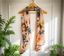 Naložite sliko v pregledovalnik galerije, ženski šal poletni šali rožice modni sal rože sali prehodni sal cvetlice bombaž bombaz svila ženski šali moda udoben šal mehek sal jesenski šal ženski šal rožice modni šal