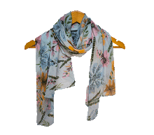 Naložite sliko v pregledovalnik galerije, ženski šal poletni šali rožice modni sal rože sali prehodni sal cvetlice bombaž bombaz svila ženski šali moda udoben šal mehek sal jesenski šal ženski šal rožice modni šal