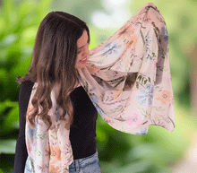 Naložite sliko v pregledovalnik galerije, ženski šal poletni šali rožice modni sal rože sali prehodni sal cvetlice bombaž bombaz svila ženski šali moda udoben šal mehek sal jesenski šal ženski šal rožice modni šal