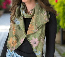 Naložite sliko v pregledovalnik galerije, ženski šal poletni šali rožice modni sal rože sali prehodni sal cvetlice bombaž bombaz svila ženski šali moda udoben šal mehek sal jesenski šal ženski šal rožice modni šal