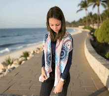 Naložite sliko v pregledovalnik galerije, ženski šal poletni šali mandala modni sal mandale sali prehodni sal bombaž bombaz svila ženski šali moda udoben šal mehek sal jesenski šal ženski šal mandala modni šal