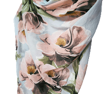 Naložite sliko v pregledovalnik galerije, ženski šal poletni šali rožice modni sal rože sali prehodni sal cvetlice viskoza ženski šali moda udoben šal mehek sal jesenski šal cvetlični ženski šal