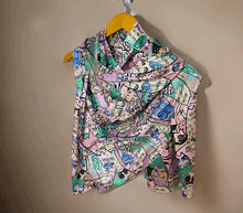 Naložite sliko v pregledovalnik galerije, ženski šal poletni šali modni sal mačke zenski sali mačka prehodni sal macke viskoza svila ženski šali moda udoben šal mehek sal