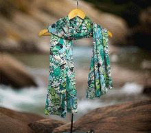 Naložite sliko v pregledovalnik galerije, ženski šal poletni šali modni sal mačke zenski sali mačka prehodni sal macke viskoza svila ženski šali moda