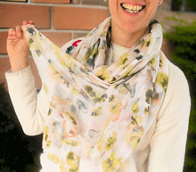 Naložite sliko v pregledovalnik galerije, šali šal modni šali modni dodatki ženski šali poletni šali prehodni šali jesenski šali viskoza svila