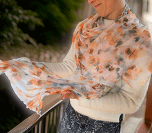 Naložite sliko v pregledovalnik galerije, šali šal modni šali modni dodatki ženski šali poletni šali prehodni šali jesenski šali viskoza svila