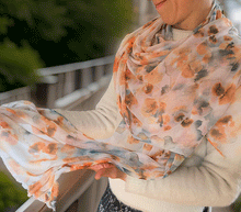 Naložite sliko v pregledovalnik galerije, šali šal modni šali modni dodatki ženski šali poletni šali prehodni šali jesenski šali viskoza svila