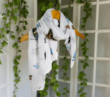 Naložite sliko v pregledovalnik galerije, ženski šal poletni šali modni sal metulj sali prehodni sal metulji bombaž bombaz svila ženski šali moda udoben šal mehek sal jesenski šal ženski šal ugodni šali