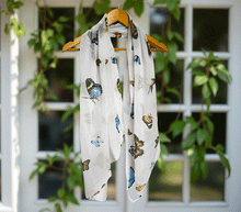 Naložite sliko v pregledovalnik galerije, ženski šal poletni šali modni sal metulj sali prehodni sal metulji bombaž bombaz svila ženski šali moda udoben šal mehek sal jesenski šal ženski šal ugodni šali