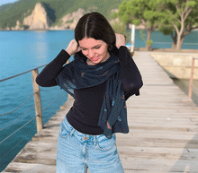 Naložite sliko v pregledovalnik galerije, ženski šal poletni šali modni sal metulj sali prehodni sal metulji bombaž bombaz svila ženski šali moda udoben šal mehek sal jesenski šal ženski šal ugodni šali