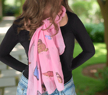 Naložite sliko v pregledovalnik galerije, ženski šal poletni šali modni sal metulj sali prehodni sal metulji bombaž bombaz svila ženski šali moda udoben šal mehek sal jesenski šal ženski šal ugodni šali