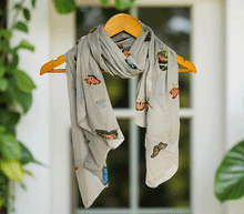 Naložite sliko v pregledovalnik galerije, ženski šal poletni šali modni sal metulj sali prehodni sal metulji bombaž bombaz svila ženski šali moda udoben šal mehek sal jesenski šal ženski šal ugodni šali