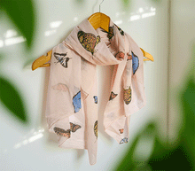 Naložite sliko v pregledovalnik galerije, ženski šal poletni šali modni sal metulj sali prehodni sal metulji bombaž bombaz svila ženski šali moda udoben šal mehek sal jesenski šal ženski šal ugodni šali