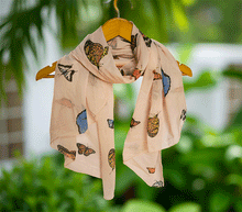 Naložite sliko v pregledovalnik galerije, ženski šal poletni šali modni sal metulj sali prehodni sal metulji bombaž bombaz svila ženski šali moda udoben šal mehek sal jesenski šal ženski šal ugodni šali