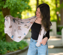 Naložite sliko v pregledovalnik galerije, ženski šal poletni šali modni sal metulj sali prehodni sal metulji bombaž bombaz svila ženski šali moda udoben šal mehek sal jesenski šal ženski šal ugodni šali