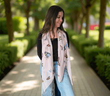 Naložite sliko v pregledovalnik galerije, ženski šal poletni šali modni sal metulj sali prehodni sal metulji bombaž bombaz svila ženski šali moda udoben šal mehek sal jesenski šal ženski šal ugodni šali