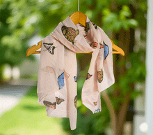 Naložite sliko v pregledovalnik galerije, ženski šal poletni šali modni sal metulj sali prehodni sal metulji bombaž bombaz svila ženski šali moda udoben šal mehek sal jesenski šal ženski šal ugodni šali