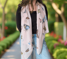 Naložite sliko v pregledovalnik galerije, ženski šal poletni šali modni sal metulj sali prehodni sal metulji bombaž bombaz svila ženski šali moda udoben šal mehek sal jesenski šal ženski šal ugodni šali