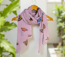 Naložite sliko v pregledovalnik galerije, ženski šal poletni šali modni sal metulj sali prehodni sal metulji bombaž bombaz svila ženski šali moda udoben šal mehek sal jesenski šal ženski šal ugodni šali