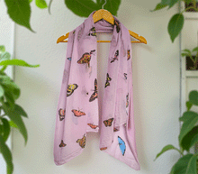 Naložite sliko v pregledovalnik galerije, ženski šal poletni šali modni sal metulj sali prehodni sal metulji bombaž bombaz svila ženski šali moda udoben šal mehek sal jesenski šal ženski šal ugodni šali
