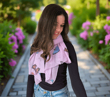 Naložite sliko v pregledovalnik galerije, ženski šal poletni šali modni sal metulj sali prehodni sal metulji bombaž bombaz svila ženski šali moda udoben šal mehek sal jesenski šal ženski šal ugodni šali