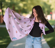 Naložite sliko v pregledovalnik galerije, ženski šal poletni šali modni sal metulj sali prehodni sal metulji bombaž bombaz svila ženski šali moda udoben šal mehek sal jesenski šal ženski šal ugodni šali