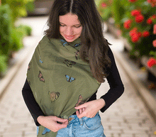 Naložite sliko v pregledovalnik galerije, ženski šal poletni šali modni sal metulj sali prehodni sal metulji bombaž bombaz svila ženski šali moda udoben šal mehek sal jesenski šal ženski šal ugodni šali