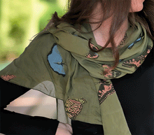 Naložite sliko v pregledovalnik galerije, ženski šal poletni šali modni sal metulj sali prehodni sal metulji bombaž bombaz svila ženski šali moda udoben šal mehek sal jesenski šal ženski šal ugodni šali