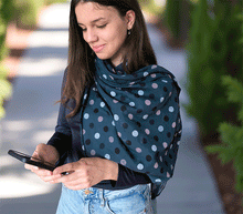 Naložite sliko v pregledovalnik galerije, ženski šal poletni šali pike modni sal rože sali prehodni sal pikice bombaž bombaz svila ženski šali moda udoben šal mehek sal jesenski šal ženski šal