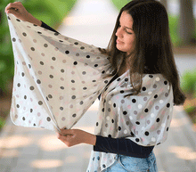 Naložite sliko v pregledovalnik galerije, ženski šal poletni šali pike modni sal rože sali prehodni sal pikice bombaž bombaz svila ženski šali moda udoben šal mehek sal jesenski šal ženski šal