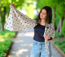 Naložite sliko v pregledovalnik galerije, ženski šal poletni šali pike modni sal rože sali prehodni sal pikice bombaž bombaz svila ženski šali moda udoben šal mehek sal jesenski šal ženski šal