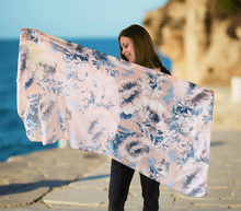 Naložite sliko v pregledovalnik galerije, ženski šal poletni šali rožice modni sal rože sali prehodni sal cvetlice bombaž bombaz svila ženski šali moda udoben šal mehek sal jesenski šal ženski šal rožice modni šal cvetlicni sal