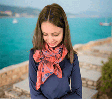 Naložite sliko v pregledovalnik galerije, ženski šal poletni šali rožice modni sal rože sali prehodni sal cvetlice bombaž bombaz svila ženski šali moda udoben šal mehek sal jesenski šal ženski šal rožice modni šal