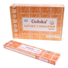 Naložite sliko v pregledovalnik galerije, Goloka Incense Nature sadhana joga Nature's parijatha aromaterapija