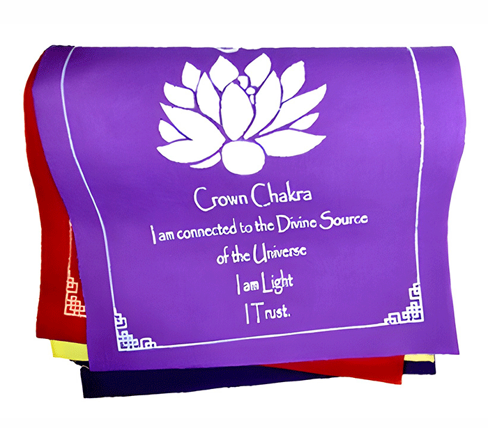 Molilne zastavice sedem caker tibetanske zastavice cakre tibetanske zastave meditacija joga